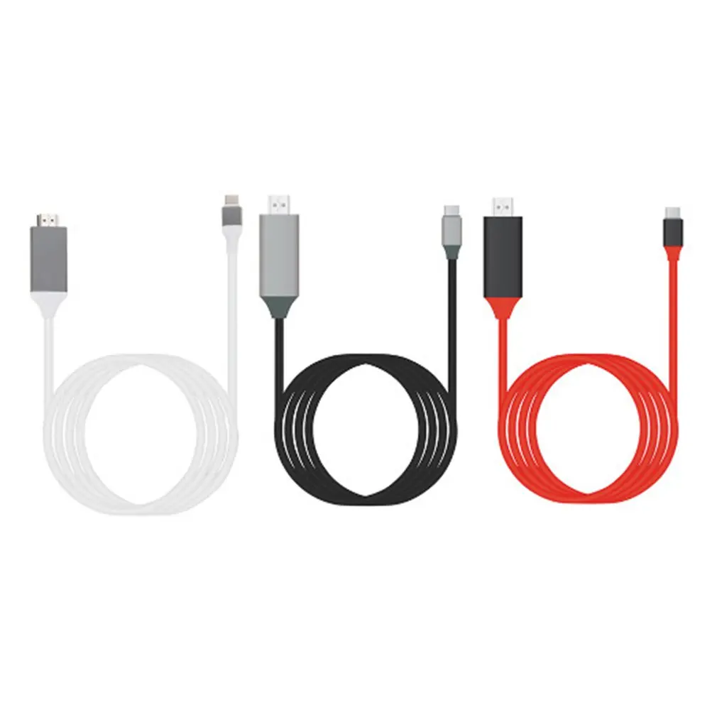 Для Apple Android type-C к Hdmi Hd линия три-в-одном мобильный телефон такой же экран линейный проекционный экран