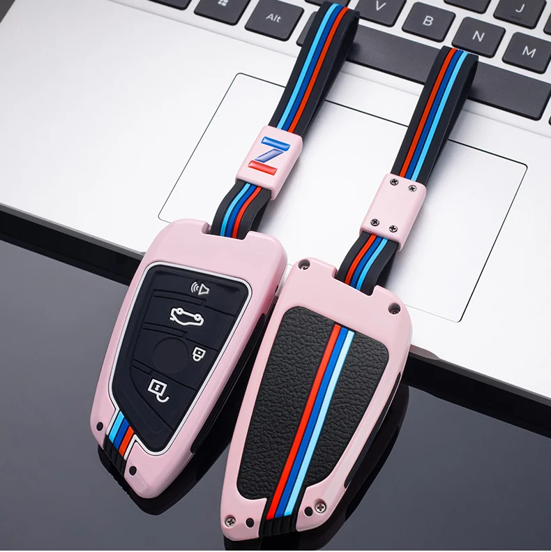 Nuova copertura della cassa chiave dell'automobile in lega colorata per Bmw F20 G20 G30 X1 X3 X4 X5 G05 X6 accessori supporto per auto-Styling protezione Shell 23 Nuova copertura della cassa chiave dell'automobile in lega colorata per Bmw F20 G20 G30 X1 X3 X4 X5 G05 X6 accessori supporto per auto-Styling protezione Shell - Ha3dfc695e5b9433da393afe488f3685cb