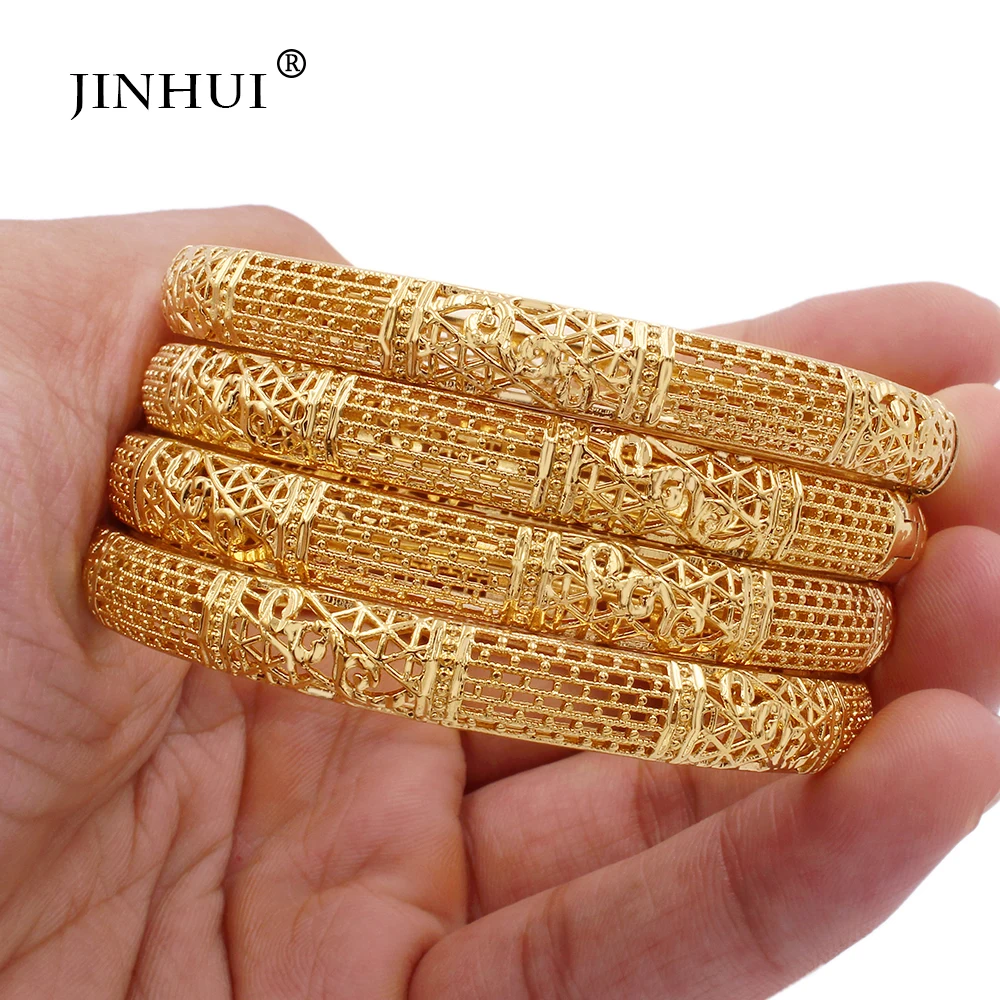 Bangle Nigeria New Gold Color wedding ornament bangles for women Bride