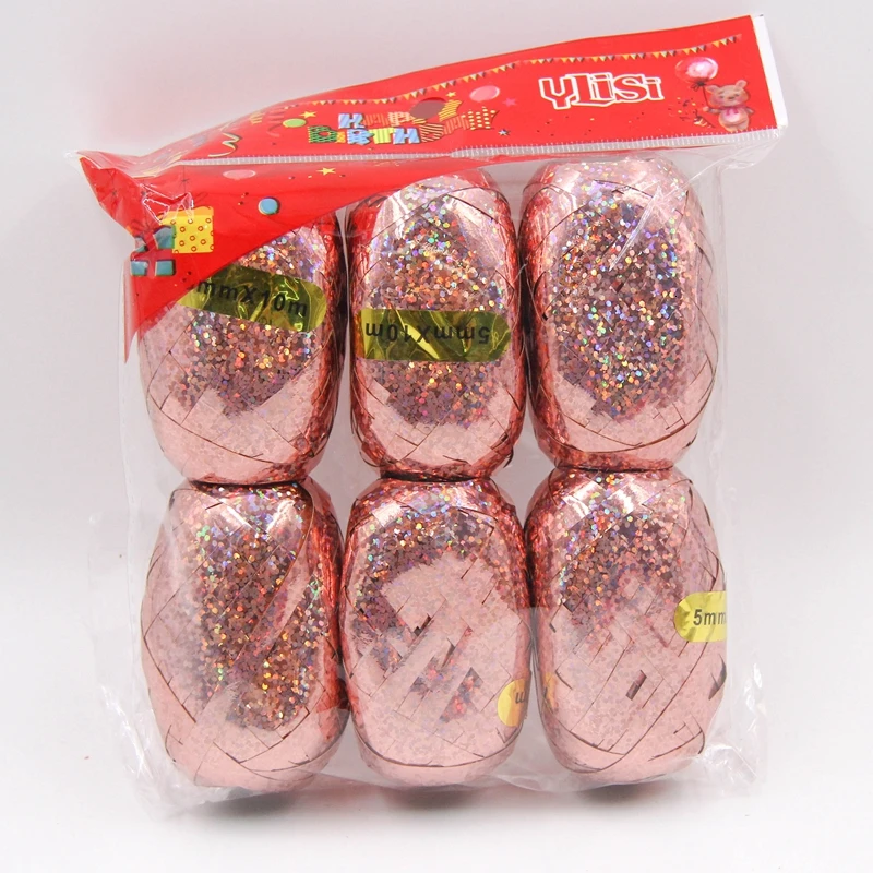 6pcs RG ribbon 18 дюймов вечерние воздушные шары для вечеринки будущей матери, свадебные украшения 14 шт микс из розового золота конфетти воздушных шаров из латекса розового цвета - Цвет: 6pcs RG ribbon