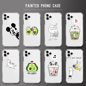 

Case For iPhone 11Pro Phone Cases Cute Banana For iPhone 5 5S 6 6S 7 8 Plus X XS Max XR Cover Soft TPU For iPhone 11 Pro Capa