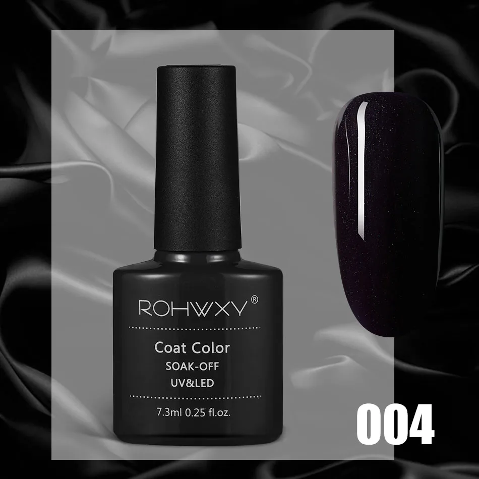 A004 ROHWXY УФ-гель для ногтей Гибридный лак для замачивания ногтей полуперманентный верхний Базовый лак для ногтей все для маникюра Гель-лак - Цвет: A004