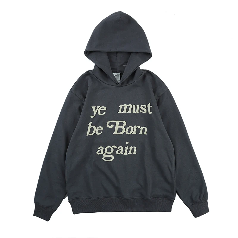 Harajuku Трэвиса Скотта улыбка пламя Xxxtentacion толстовка мужская странные вещи Sudadera Hombre толстовки с капюшоном с изображением Джокера большие толстовки - Цвет: Серый