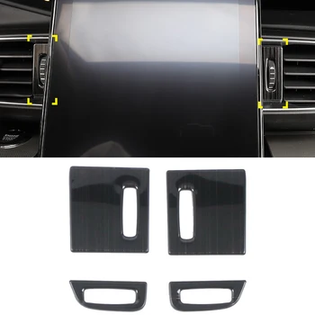 

Fit for Ford Explorer U625 2020 Car Accessories Steel Matte/Black Front Air Condition Vent Outlet Cover Trim 4pcs Left Hand