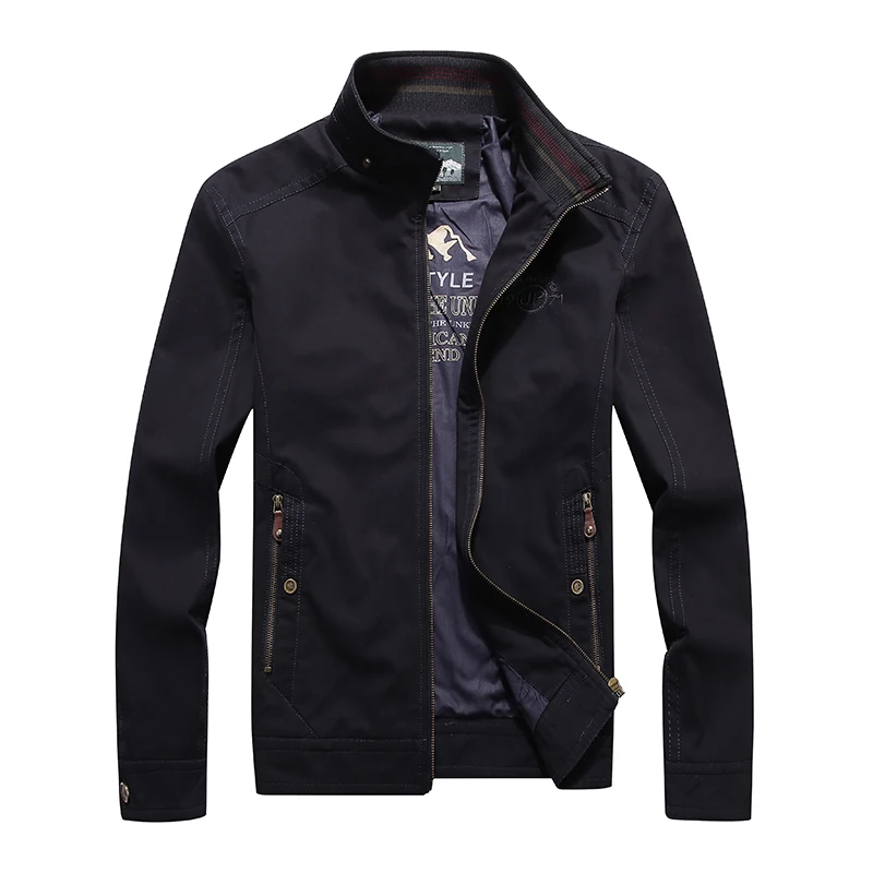 Men's Jacket Cotton Mens Jackets and Coats Streetwear Casual Jacket Man Ma-1 Bomber Man Solid Men's Coat Jacket 5xl Men L-5XL