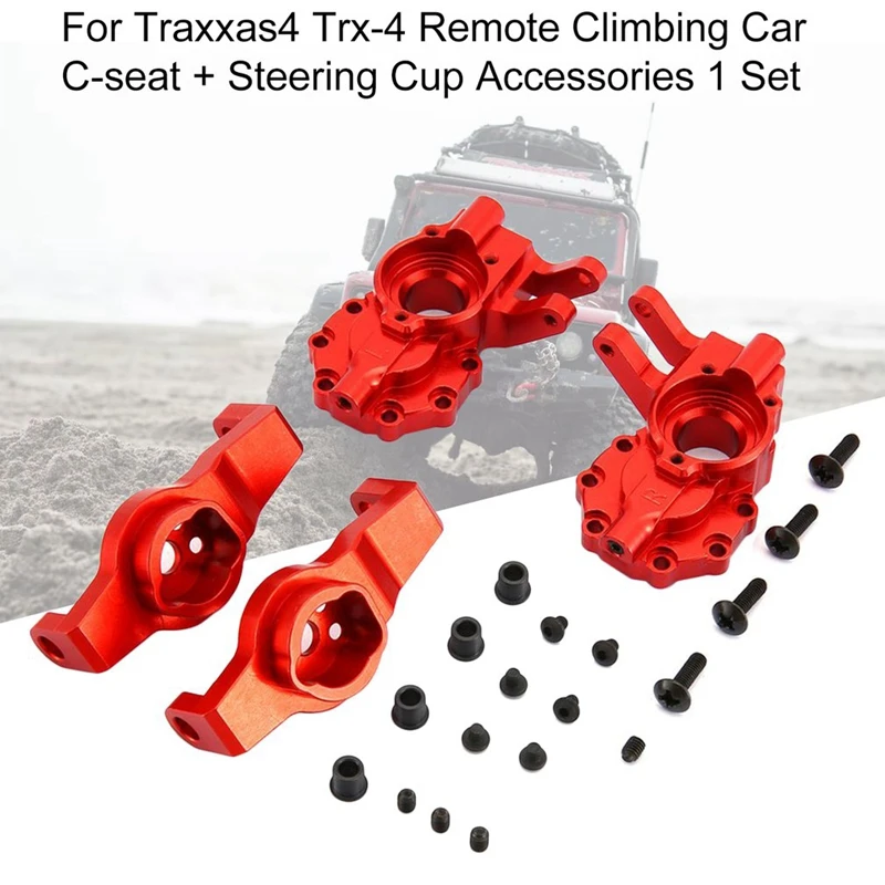 Для TRX4 алюминиевые поворотные кулаки корпус портального привода и роликовые блоки 8232 8252 для RC TRX-4 1/10 RC Crawler