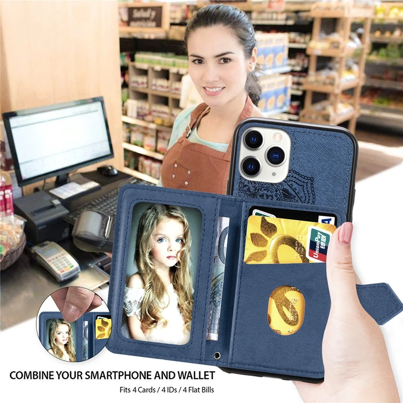 Для samsung Note 10 S10 A60 A10S A20S M30S A10 A70 A30 A40 карман для ID карты Чехол Datura цветочный кошелек кожаный чехол-держатель 1 шт