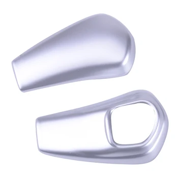 

2Pcs LHD ABS Chrome Gear Shift Knob Lever Shifting handle Trim Decoration Cover Shell Fit for Honda CR-V 2012 2013 2014-2016