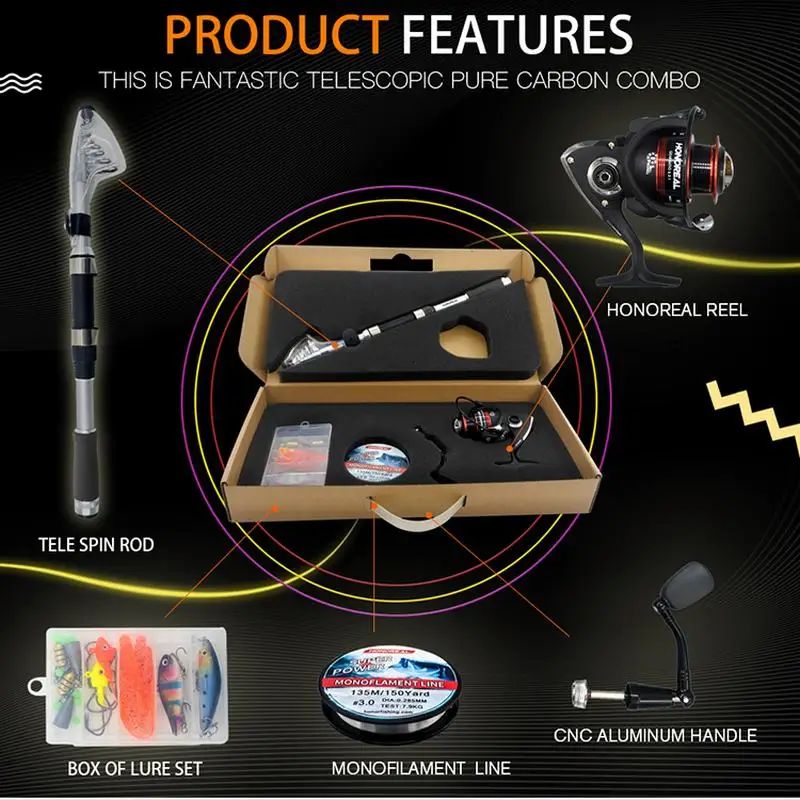 TELESPIN FISHING ROD 9