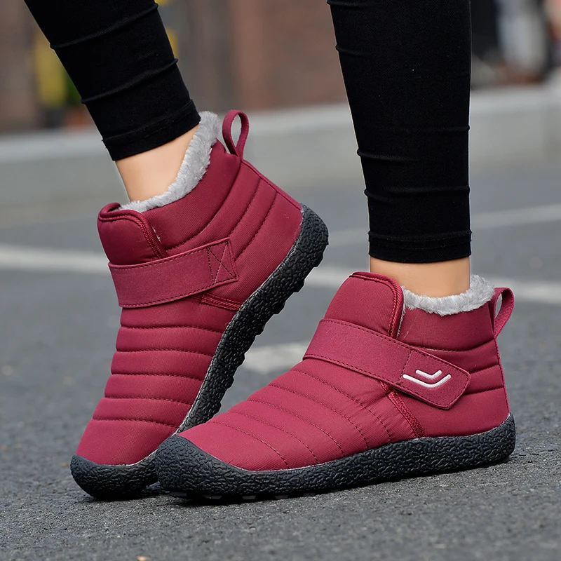 Waterproof Men's Winter Shoes Big Size Snow Boots Men Fashion Winter Sneakers Male High Top Snow Boots Outdoor Ankle Boots X-002