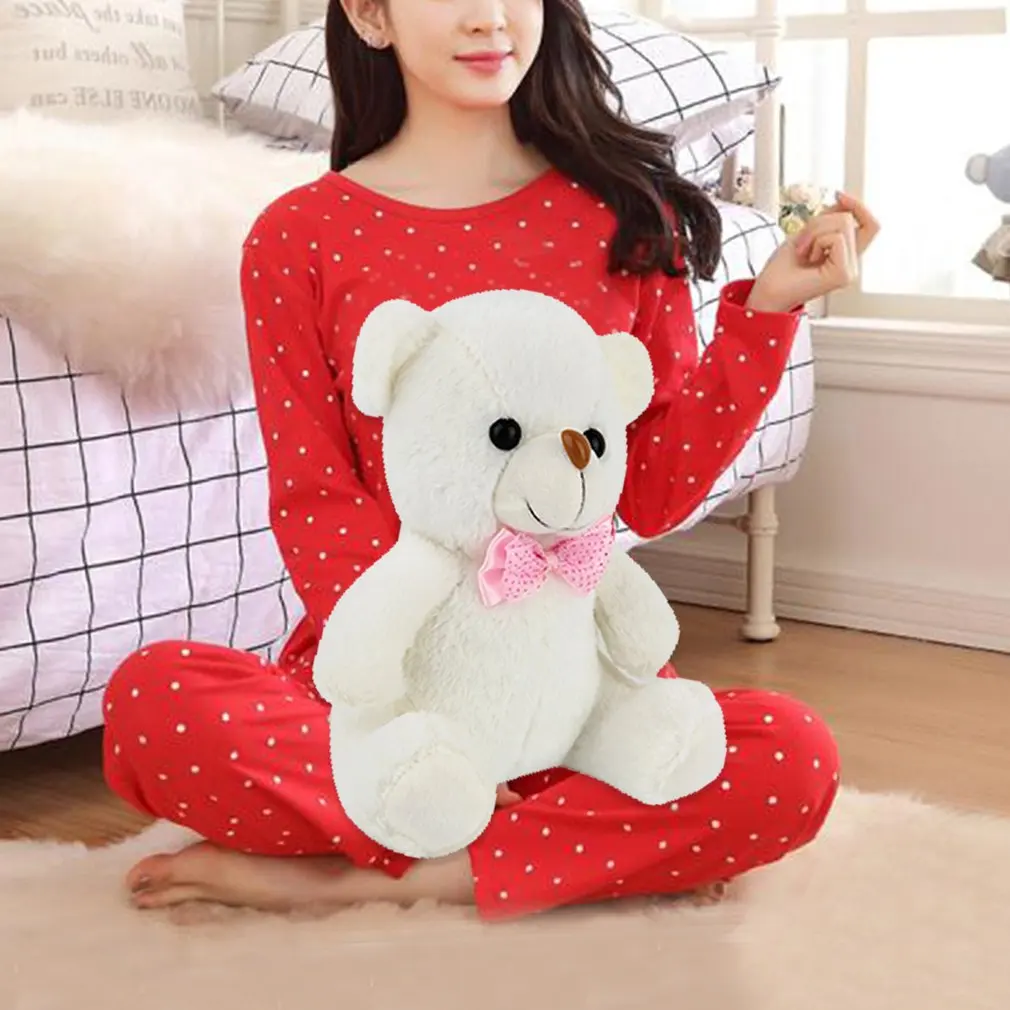 

Hot! Super Cute 20cm Lovely Soft LED Colorful Glowing Mini Teddy Bear Plush Toy Stuffed Plush Toy Gifts For Birthday New Sale