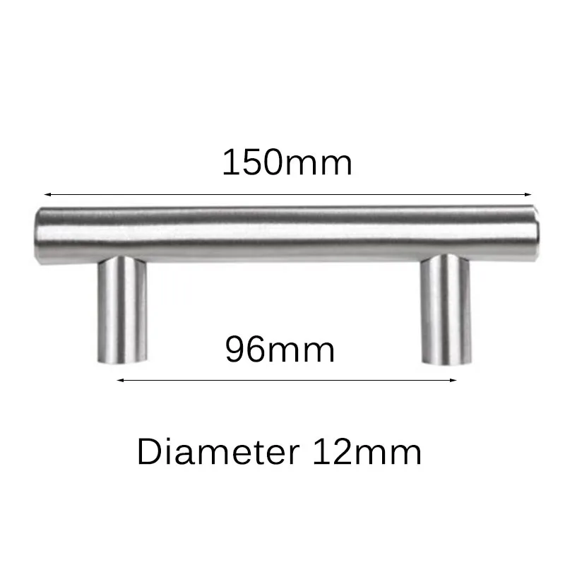 

Door Knobs Drawer Cupboard Cabinet Handle Furniture Stainless Steel 12*150*32 Mm