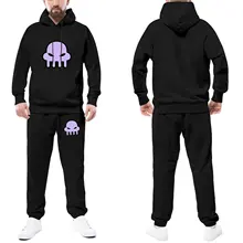 

Homestuck Mens Tracksuit Set Squiddle Rose Lalonde Shirt Male Sweatsuits Style Sweatpants and Hoodie Set Autumn