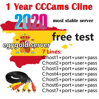 

2020Spain CCCams Line for 1 year 7 10 lines Receptor most stable CCCams Server HD Satellite Receiver v8 nova CCCams Cline Europe
