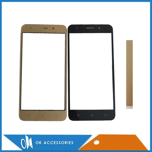 Дигитайзер сенсорного экрана для INOI 2 Lite Стекло Черного и золотого цвета с лентой