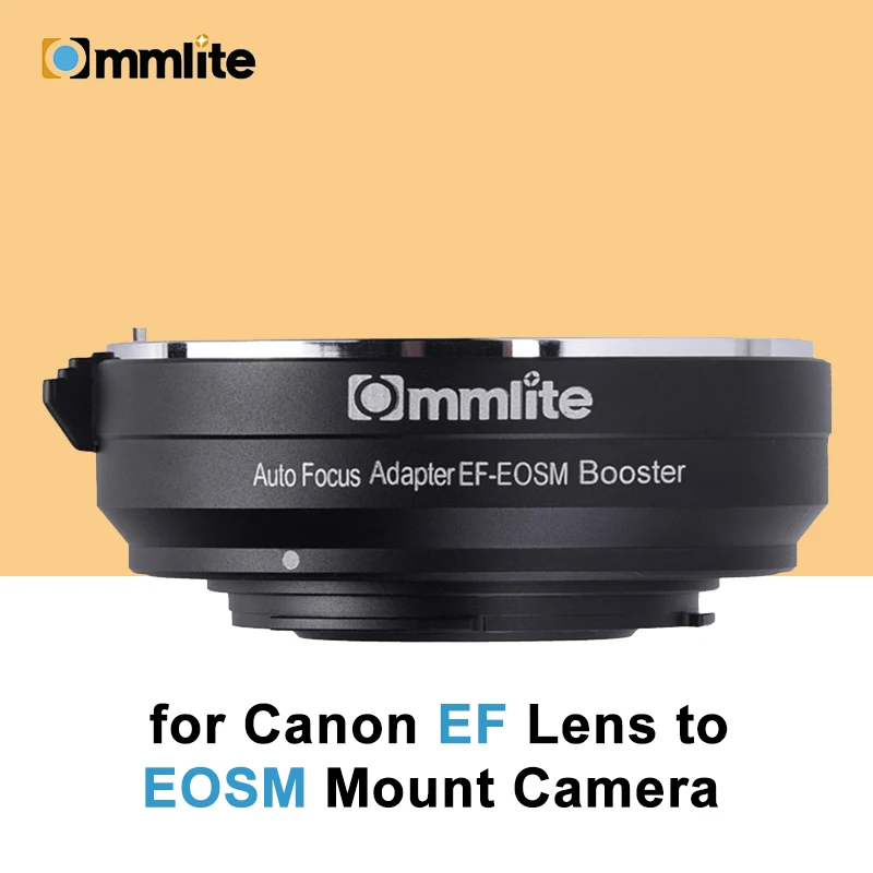 Commlite EF-EOSM адаптер для объектива камеры 0.71x усилитель фокусного расстояния AF адаптер для объектива Canon EF для камеры EOSM M5 M6