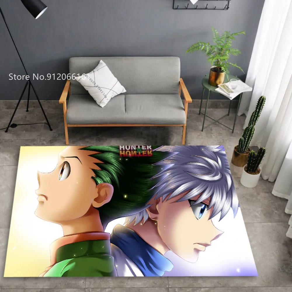 

HUNTER×HUNTER Floor Rug Japan Anime Doormats 3D Print For Kids Adults Area Mats Entrance Outdoor Floor Carpet Home Decor