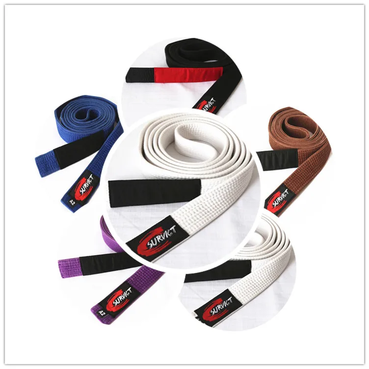 

Brazilian Jiu-jitsu Gear Level Training Game Belt Judo Clothes of Creep Level Belt White And Blue Purple Black-Brown Cotton
