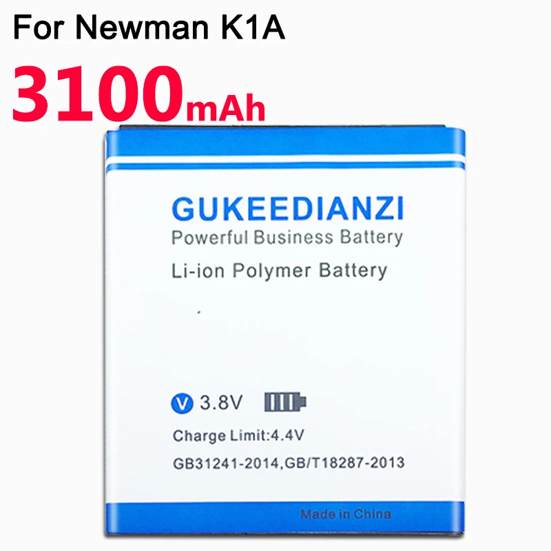 GUKEEDIANZI BL-103 настоящая 3000 мАч батарея для телефона newsman newsmy K1A запасные батареи для мобильного телефона