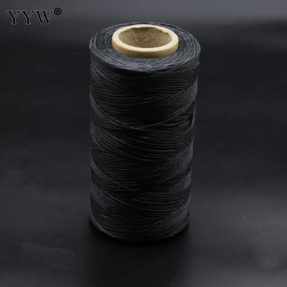 50m/Lot 0.8mm waxed Polyester Cord Needlework Beads Spool String Kumihimo Diy Bracelet Jewelry Findings Rope Component 22 Colors - Цвет: 15