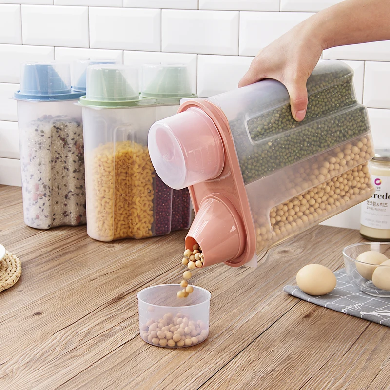 Весы с решеткой герметичный контейнер для хранения зерна прозрачный кухонный