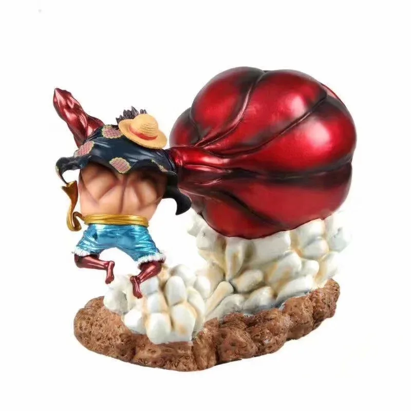 

Diffuse Dynamic Square Anime One Piece GK Large Ape King Gun Fourth Gear Luffy Turning 4 Block Luffy Hand Boxed Garage Kit