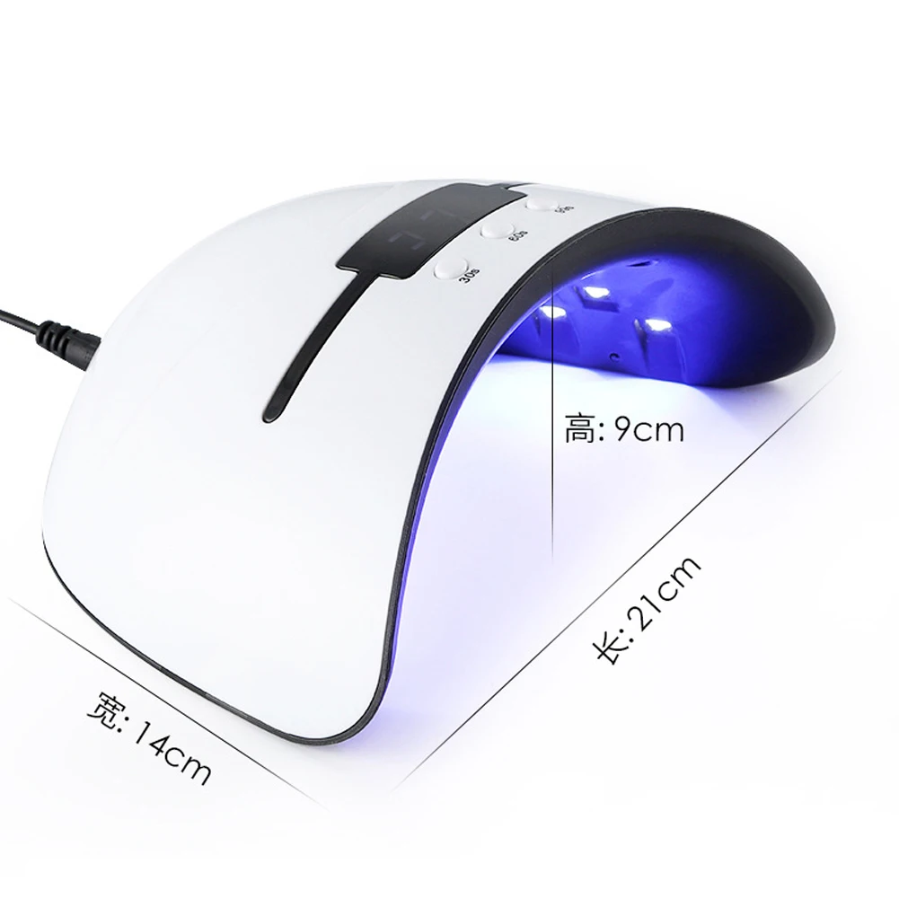 36W Art Auto sensor сушильный лак для ногтей портативный удобный вспомогательное оборудование таймер Светодиодный УФ-маникюрный станок с питанием от USB полировка отверждения