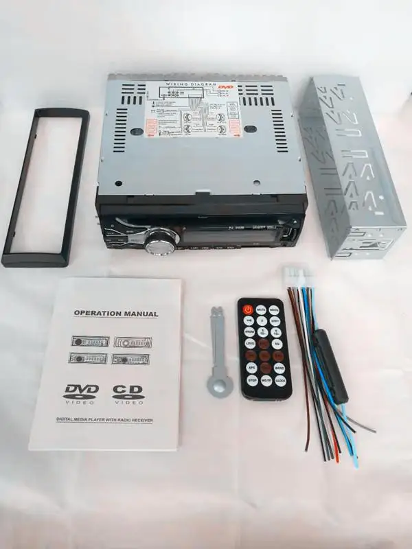 Универсальный 12 В Многофункциональный Bluetooth автомобильный CD/DVD/vcd плеер для аудио Радио 1 DIN Автомобильный MP3-плеер TF карта хост fm-радио