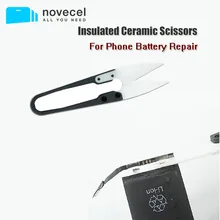 

Insulated Ceramic Scissors for iPhone XS 11 12 Battery Flex Cable Replace Prevent Short Circuits Phone Battery Repair Tools