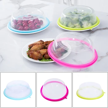 

Silicone Lids 2pcs Round Reusable Food Cover for Bowl Cup Microwave Safe in Dishwasher Refrigerator PI669