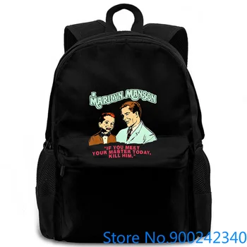 

RARE!!! NEW Extremely Marilyn son Satanic Army Available women men backpack laptop travel school adult student