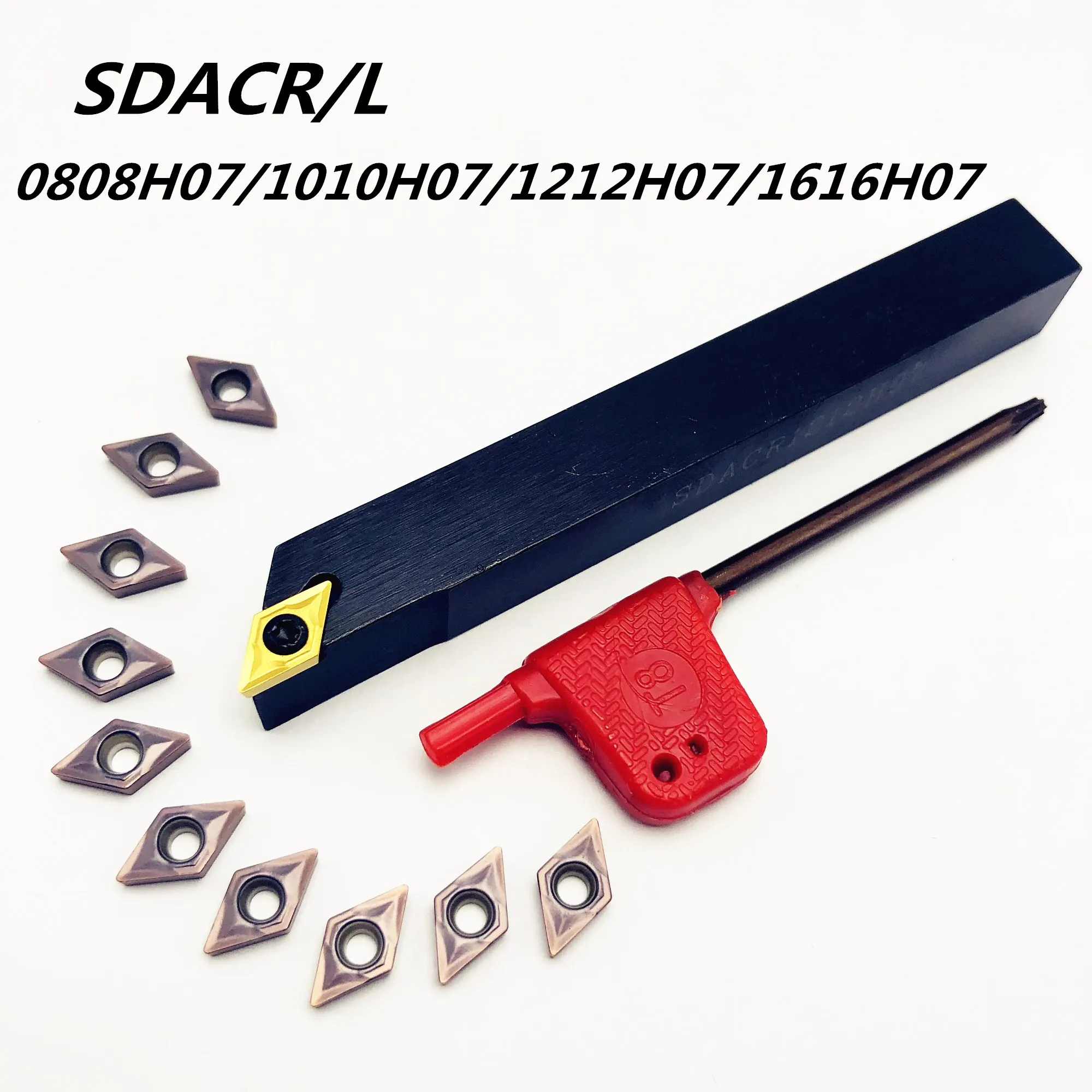 1 шт. SDACR0808K07 SDACR1010K07 SDACR1212K07 SDACR1616K07 внешний держатель инструмента 90 градусов