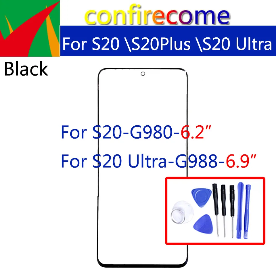 Сменный оригинальный ЖК передний Внешний объектив для Samsung Galaxy S20 G980 G981 + Plus Utral G988