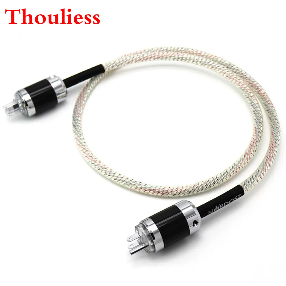 Thouliess HIFI 9 ядер 16AWG NORDOST Valhalla 7N посеребренный кабель питания OCC высококлассный