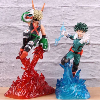 

Anime My Hero Academia Action Figure Midoriya Izuku Bakugou Katsuki PVC Collection Model Toy Boku No Hero Academia
