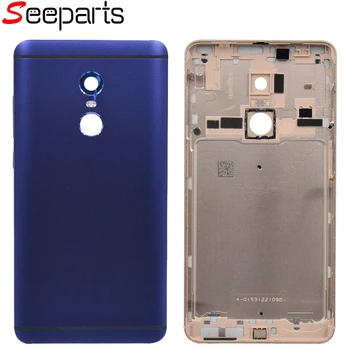 

New 5.5" Cover for Xiaomi Redmi Note4 Note 4 Back Battery Door Housing Cover Case MTK X20 For Redmi Note 4X Battery Door Replace