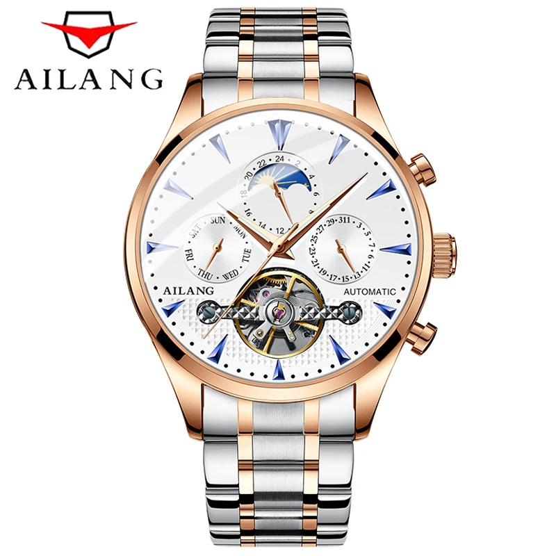 Часы наручные AILANG Мужские механические брендовые многоцветные автоматические
