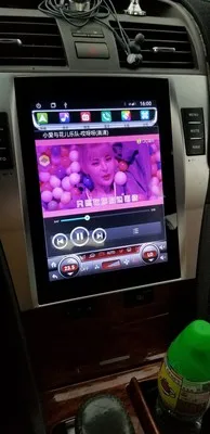 Perfect Tesla style Android 9.0 car GPS navigation for Toyota Camry 2007-2012 Auto Radio Stereo Head Unit Tape Recorder Vertical Screen 2