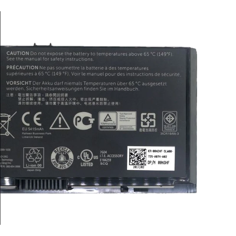 GZSM Аккумулятор для ноутбука T3NT1 для Dell Precision M4600 M4700 M6600 M6700 Аккумулятор для ноутбука FV993 PG6RC R7PND OTN1K5 зарядное устройство для ноутбука