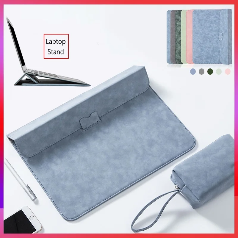 Laptop Sleeve Stand Cover For Macbook Air Pro 13 15 16 M1 2020 A2338