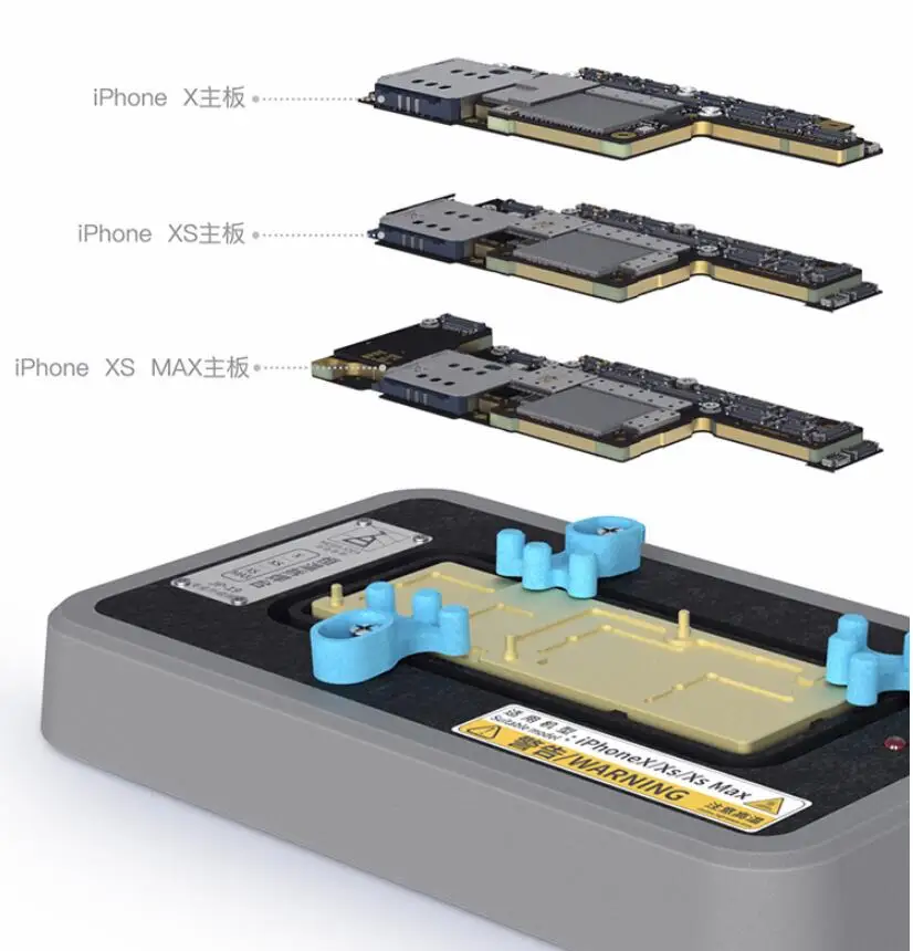 3 в 1 Qianli Mega-IDEA pre-нагревательная станция платформа для распайки для iPhone X XS MAX материнская плата Teardown удалить чипы сепаратор