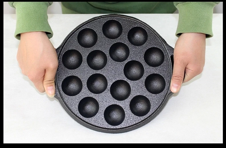 Японская чугунная сковородка takoyaki Форма для яиц антипригарное покрытие горшок каменный слой сковорода bean cake meatball еда плесень утолщение