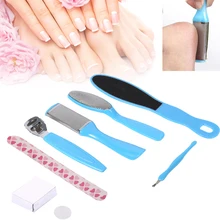 

10PCS Portable Foot File Set Dead Hard Skin Callus Remover Scraper Pedicure Rasp Tools Professional Correction Tool Sets Stainle