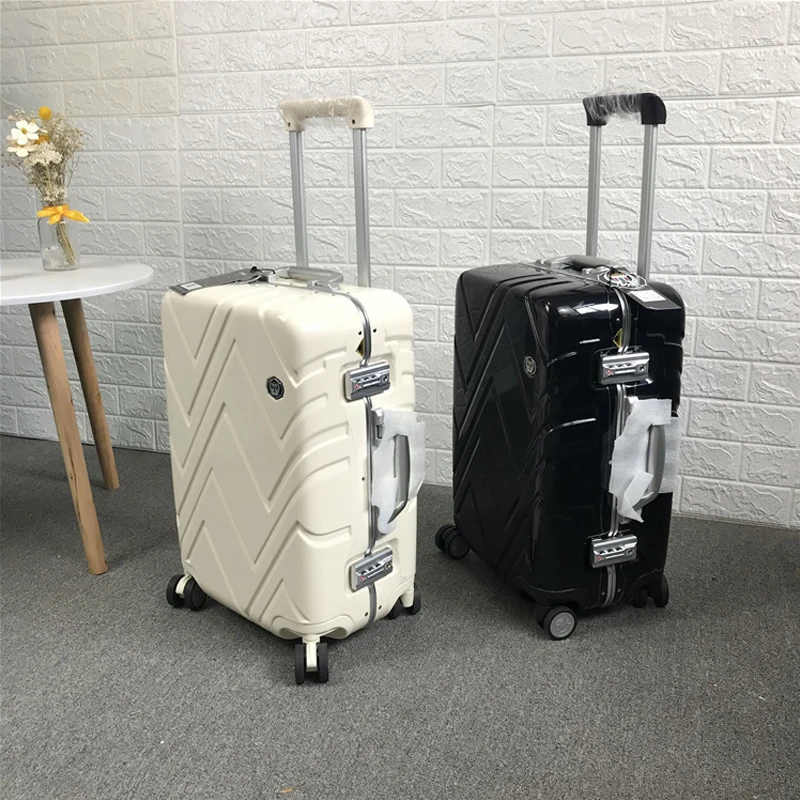Чемодан на колесиках для мужчин и женщин Модный классический чемодан