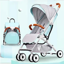 Poussette легкие коляски для новорожденных мальчиков и девочек могут сидеть могут лежать складные Yoya Детские коляски страны ЕС по UPS
