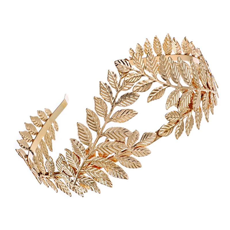 

ZHINI Fashion Retro Hair Bands For Women New Gold Leaf Headband Hair Accessories Wedding Jewelry 2021 Luxury wedding accessories