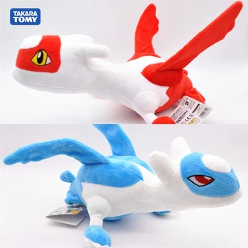 

2pcs/Lot Anime Pokemon Pocket Monster Omega Ruby Alpha Sapphire XY Animal Latias Latios Plush Dolls Soft Stuffed Toys 30cm