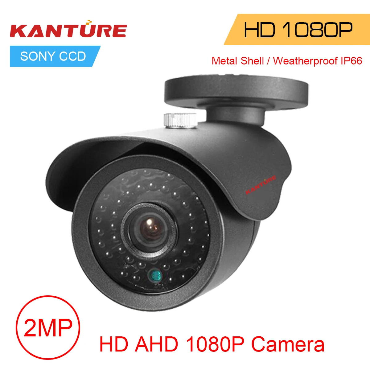 KANTURE 1/3 SONY323 CMOS CCTV камера наблюдения AHD 2MP 1080P Водонепроницаемая наружная