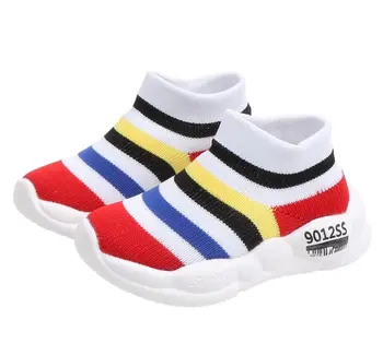 

Children Casual Shoes Girls Sneaker For Running Boys Casual Shoes Outdoor Anti-Slippery Fly Knit Kids Socks Shoe Sneaker 1-6Y