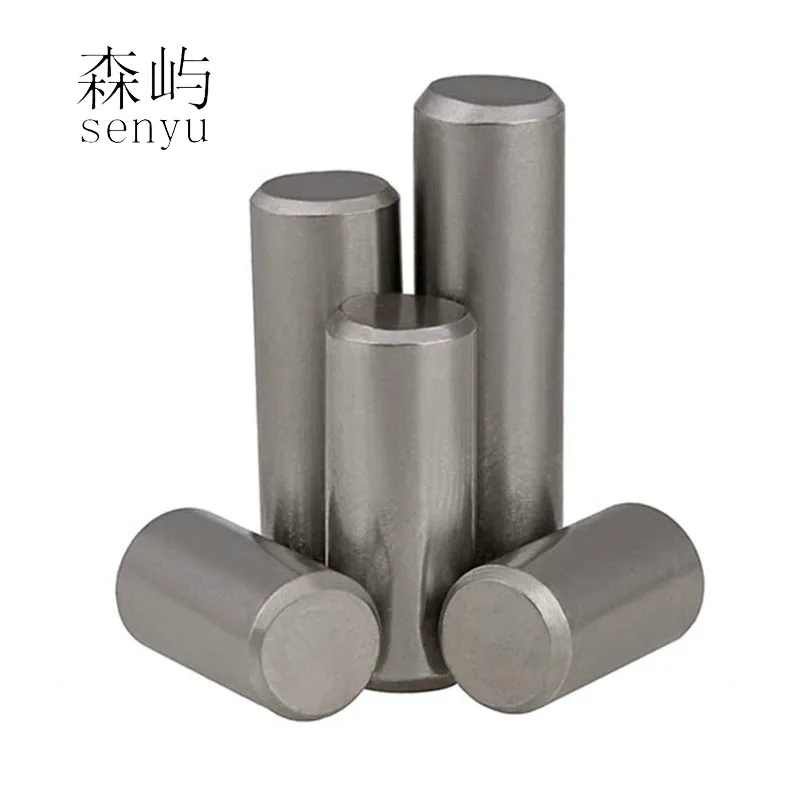 Luhuichang 304 Круглый цилиндрический штифт из нержавеющей стали, параллельный фиксирующий твердый прямой фиксатор штифта